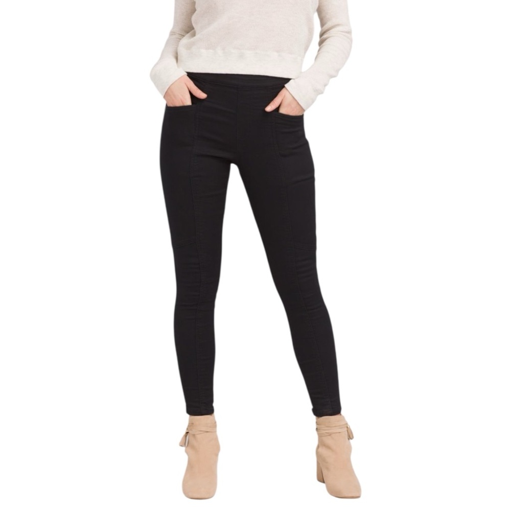 Prana Jordy‎ Jegging Women’s 2 Black Slim Fit Stretch Organic Cotton NWT